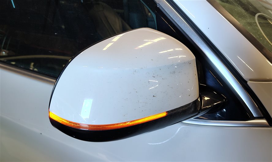 Thumbnail 2: 16-18 BMW X5 F15 FRONT RIGHT PASSENGER MEMORY HEATED DOOR MIRROR w/PFOLD (White)