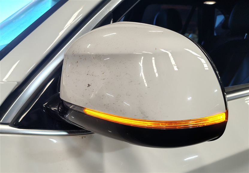 Thumbnail 2: 14-16 BMW X5 F15 FRONT LEFT PFOLD MEMORY HEAT AUTO DIM TILT DOOR MIRROR (White)