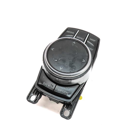Thumbnail 1: 12-20 BMW 2 3 4 SERIES (F22 F30 F32 F34) STEREO NAVIGATION i-DRIVE SWITCH KNOB