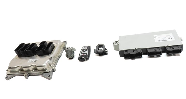Thumbnail 3: 13-18 BMW 328i 428i 528i X3 X4 (F30 F32) 2.0L N26 ENGINE DME BCM MODULE KEY SET