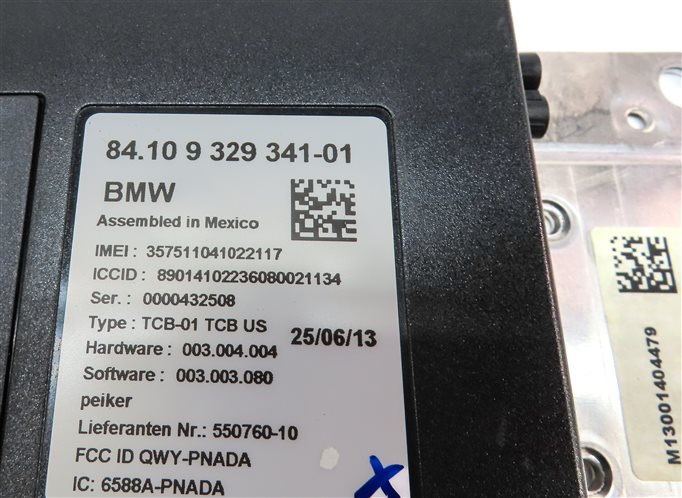 Thumbnail 5: 2014 BMW 528I (F10) TELEMATICS COMMUNICATION CONTROL MODULE