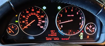 Thumbnail 2: 2014-2017 BMW 528i 535i 550i X3 X4 X5 (F10 F15 F25 F26) SPEEDOMETER GAUGE (160k)