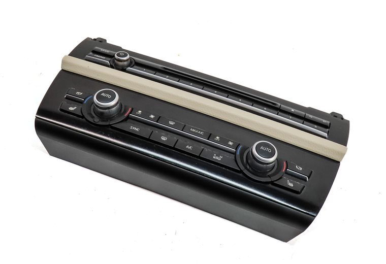 11-16 BMW 5 M5 SERIES (F10) HEATER A/C TEMPERATURE & RADIO CONTROL PANEL (BEIGE)