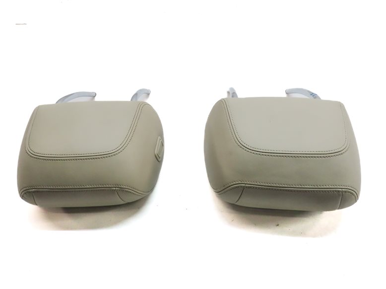 Thumbnail 5: 14-16 BMW 528i 535i 550i (F10) FRONT LEFT & RIGHT SEAT HEADREST SET/2 (Ivory)