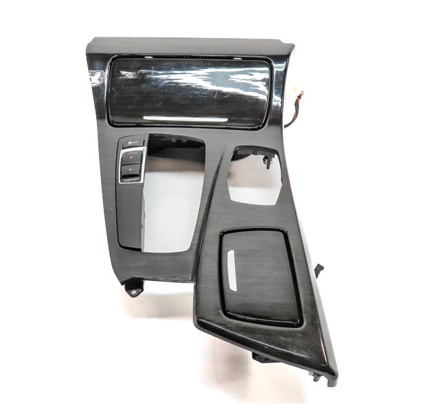 Thumbnail 9: 2014 BMW 528I (F10) INTERIOR DASH CENTER CONSOLE DOOR WOOD TRIM SET/7 (Fineline)