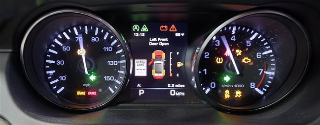 Thumbnail 2: 16 DISCOVERY SPORT L550 2.0L SPEEDOMETER BODY ECM ECU ENGINE MODULE & KEY SET
