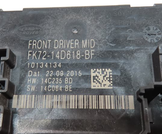 Thumbnail 5: 2016 LAND ROVER DISCOVERY SPORT (L550) FRONT LEFT DRIVER DOOR CONTROL MODULE