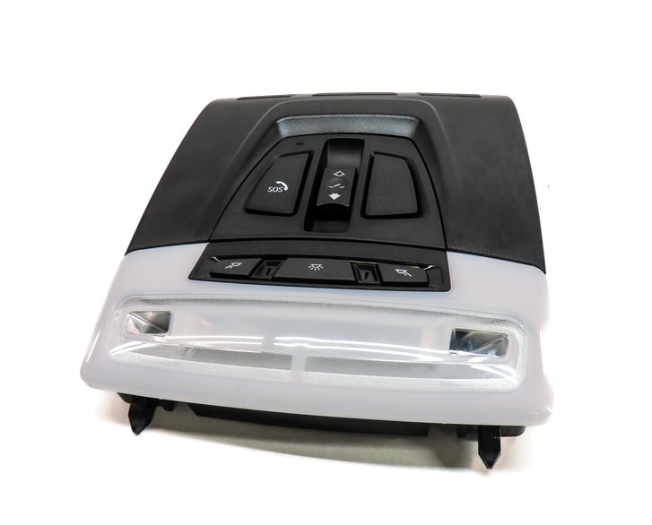 Thumbnail 2: 2016 BMW X5 (F15) FRONT INTERIOR OVERHEAD DOME LIGHT LAMP w/ SUNROOF SWITCHES