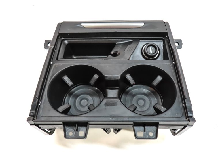Thumbnail 8: 2016 BMW X5 (F15) FRONT CENTER CONSOLE DUAL CUPHOLDER w/ 12V POWER OUTLET