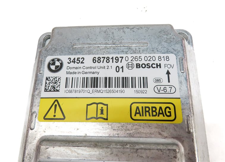 Thumbnail 5: 14-19 BMW X5 X6 F15 F16 ABS SAFETY RESTRAINT ICM BAGG CONTROL MODULE