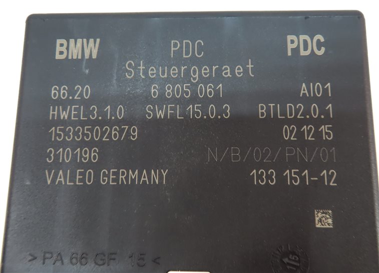 Thumbnail 5: 2014-2020 BMW WI8 X1 X2 X3 X4 X5 X6 X5M X6M PDC PARK DISTANCE CONTROL MODULE
