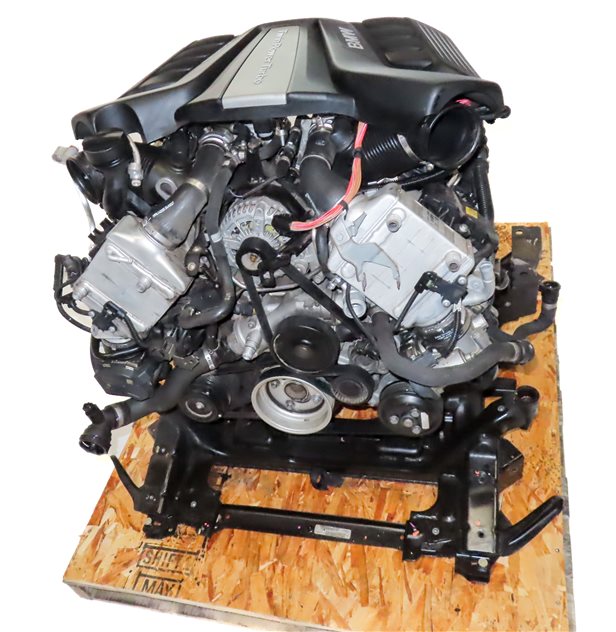 Thumbnail 9: 16-19 BMW X5 X6 F15 F16 4.4L N63 N63B44B N63B44O2 ENGINE MOTOR ASSEMBLY (83k)