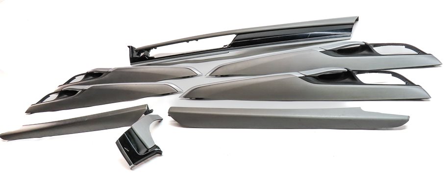 Thumbnail 2: 2016 BMW X5 (F15) INTERIOR DASH DOOR CENTER CONSOLE TRIM SET/8 (Aluminum)