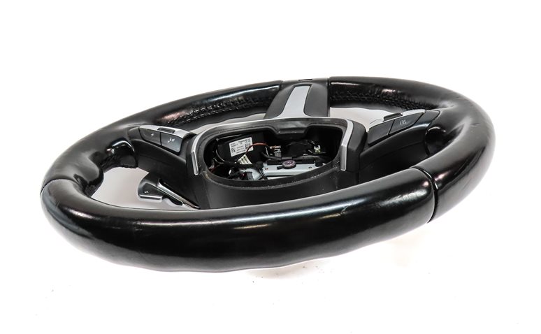 Thumbnail 3: 15-19 BMW X5 X6 F15 F16 DRIVER M SPORT STEERING WHEEL w/PADDLE SHIFT (Black)