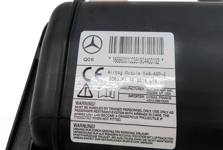 Thumbnail 6: 12-19 MERCEDES GL350 GL450 GL550 ML350 ML550 GLE (W166 X166) DRIVER KNEE AIRBAG
