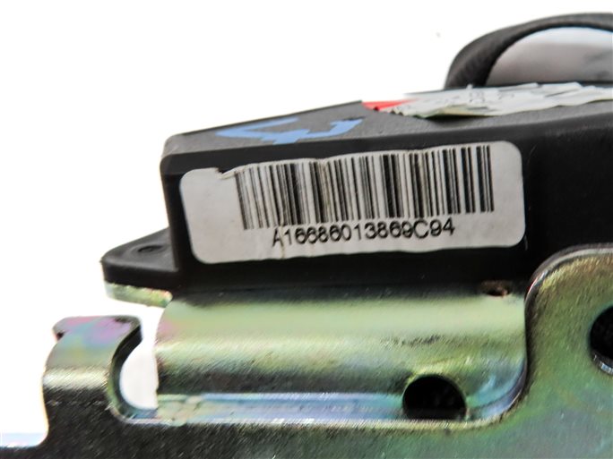 Thumbnail 6: 2019 MERCEDES GLS450 (X166) REAR 2ND ROW LEFT SEAT SEATBELT RETRACTOR (Black)