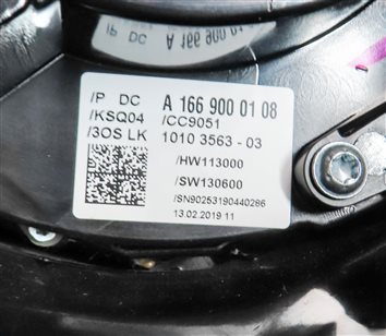 Thumbnail 6: 13-19 MERCEDES GL ML (W166 X166) BLINKER WIPER CRUISE COMBINATION SWITCH (Black)