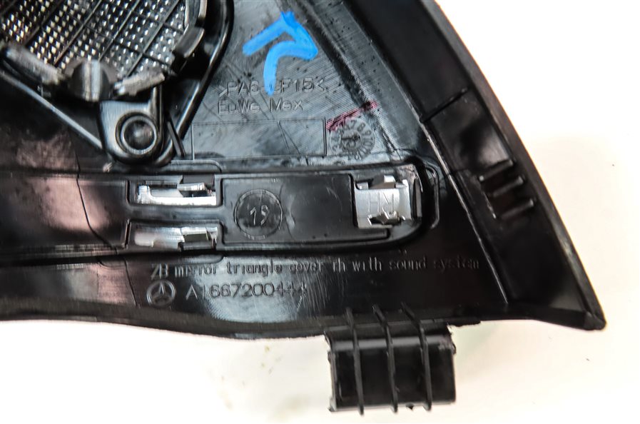 Thumbnail 7: 19 MERCEDES GLS450 X166 FRONT RIGHT PASSENGER DOOR SPEAKER TWEETER GRILLE COVER