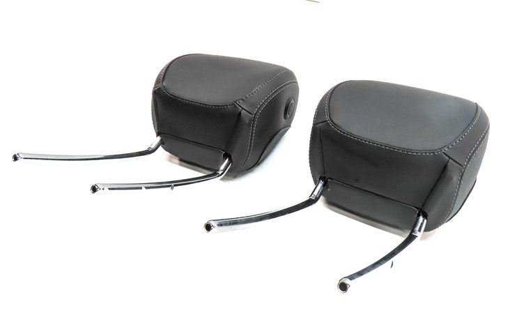 14-19 MERCEDES GL GLS ML W166 X166 FRONT LEFT & RIGHT SEAT HEADREST SET-2 BLACK