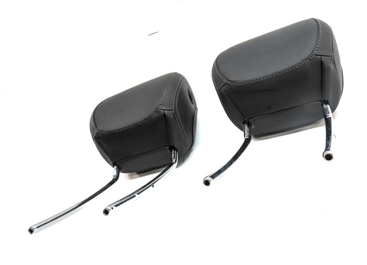 Thumbnail 2: 14-19 MERCEDES GL GLS ML W166 X166 FRONT LEFT & RIGHT SEAT HEADREST SET-2 BLACK