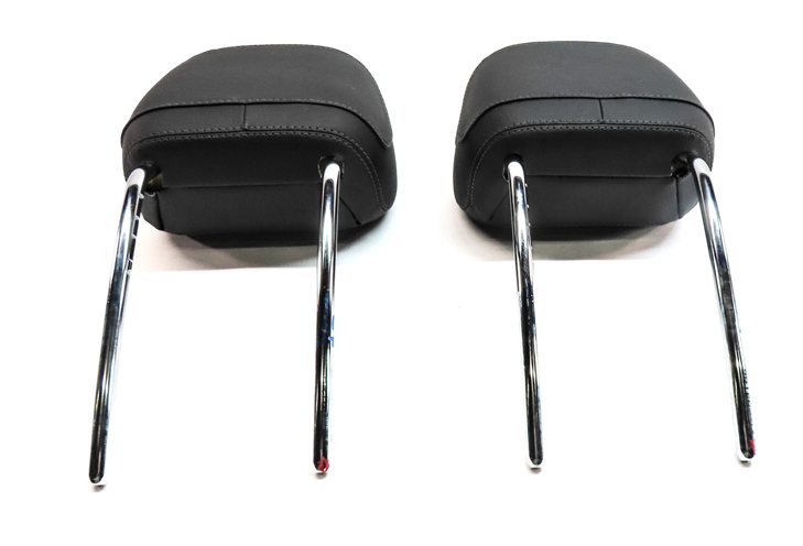 Thumbnail 7: 14-19 MERCEDES GL GLS ML W166 X166 FRONT LEFT & RIGHT SEAT HEADREST SET-2 BLACK