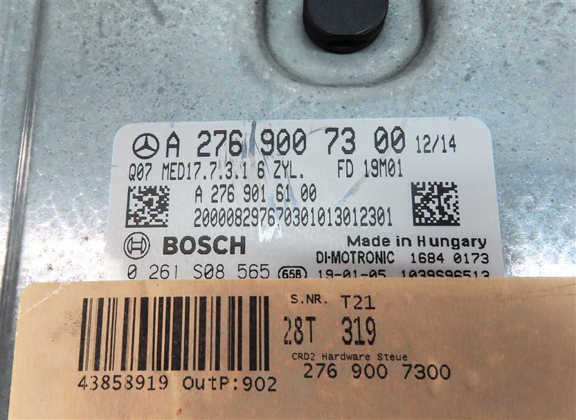 Thumbnail 5: 15-20 MERCEDES E400 GL450 GLE450 ML400 SL450 3.0L TURBO ENGINE CONTROL MODULE