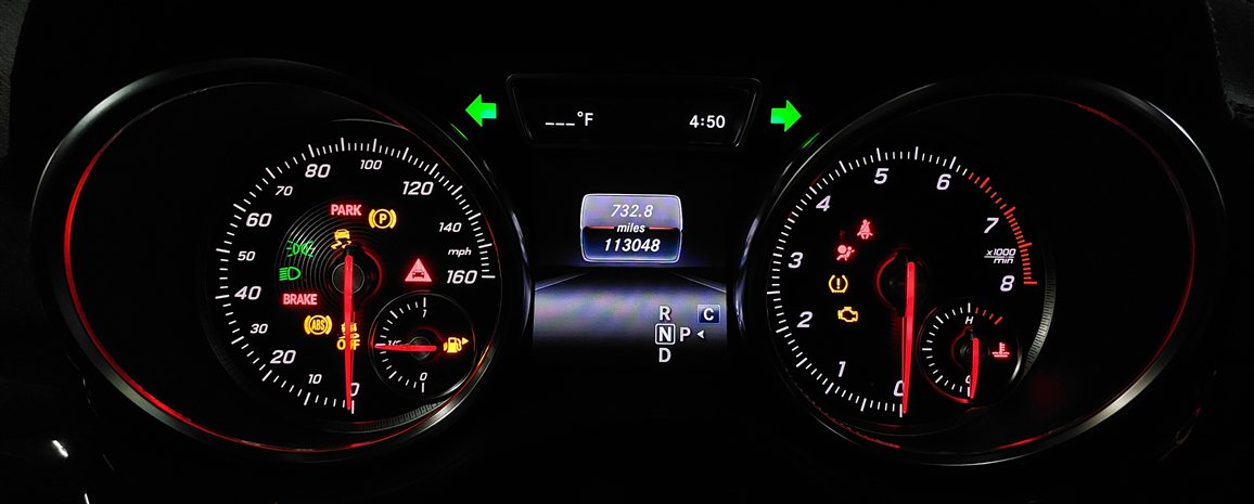 Thumbnail 2: 19 MERCEDES GLS 450 GLS550 X166 DASH SPEEDOMETER INSTRUMENT GAUGE CLUSTER (113k)
