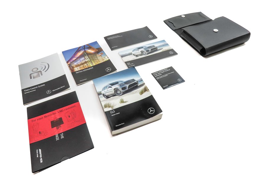 Thumbnail 3: 2019 MERCEDES GLS450 (X166) 3.0L (M276) ENGINE OWNER'S MANUAL BOOKLET SET w/CASE