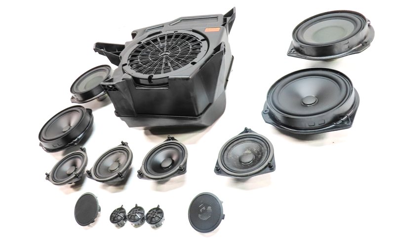 Thumbnail 2: 19 MERCEDES GLS450 (X166) RADIO STEREO AUDIO LOGIC 7 SOUND SYSTEM SPEAKER SET/14