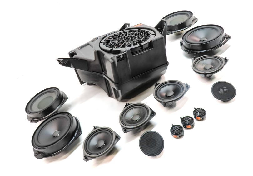 Thumbnail 3: 19 MERCEDES GLS450 (X166) RADIO STEREO AUDIO LOGIC 7 SOUND SYSTEM SPEAKER SET/14