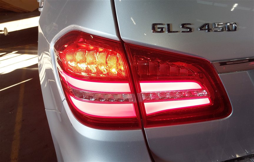 Thumbnail 2: 17-19 MERCEDES GLS CLASS X166 REAR LEFT DRIVER OUTER QUARTER TAILLIGHT LAMP