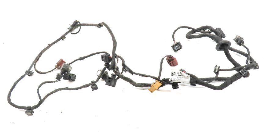 Thumbnail 3: 2017 AUDI Q7 4M REAR PARK ASSIST PDC DISTANCE CONTROL WIRE SENSOR SET/4 (White)