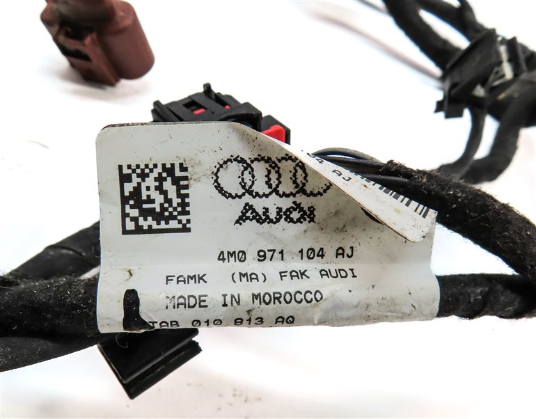 Thumbnail 5: 2017 AUDI Q7 4M REAR PARK ASSIST PDC DISTANCE CONTROL WIRE SENSOR SET/4 (White)