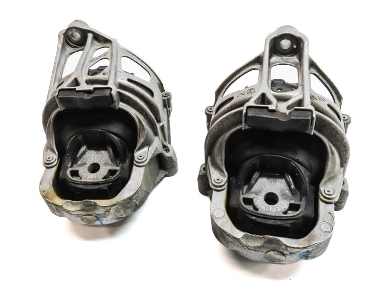 Thumbnail 6: 2017 AUDI Q7 (4M) 3.0L SUPER (CREC) LEFT & RIGHT ROUND ENGINE MOTOR MOUNT SET/2