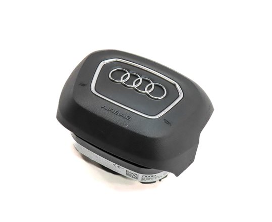 Thumbnail 1: 2017-2019 AUDI Q7 (4M) FRONT LEFT DRIVER STEERING WHEEL AIRBAG AIR BAG (Black)