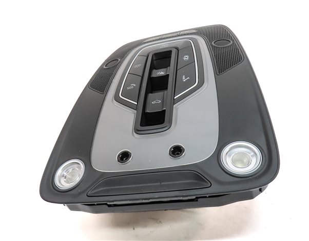 Thumbnail 2: 2017 AUDI Q7 (4M) FRONT INTERIOR READING MAP DOME LIGHT LAMP w/SWITCHES (Black)