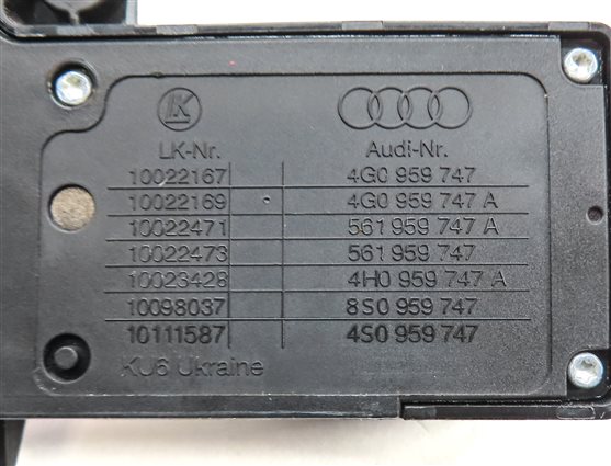 Thumbnail 7: 2017 AUDI Q7 (4M) FRONT LEFT DRIVER SEAT POSITION ADJUST SWITCH BUTTONS