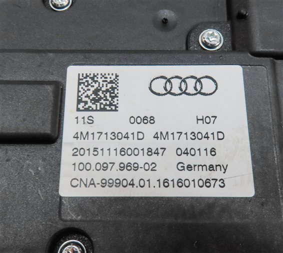 Thumbnail 7: 2017-2019 AUDI Q7 (4M) TRANSMISSION GEAR SHIFTER ASSEMBLY (BLACK LEATHER FINISH)