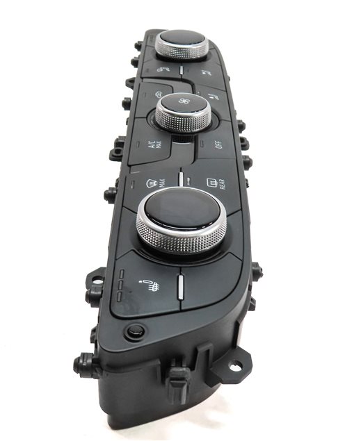 Thumbnail 3: 17-19 AUDI Q7 4M FRONT AC HEATER CLIMATE CONTROL PANEL w/ HEATED SEAT w/o VENTED