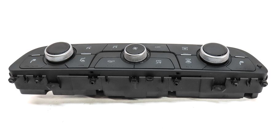 Thumbnail 4: 17-19 AUDI Q7 4M FRONT AC HEATER CLIMATE CONTROL PANEL w/ HEATED SEAT w/o VENTED