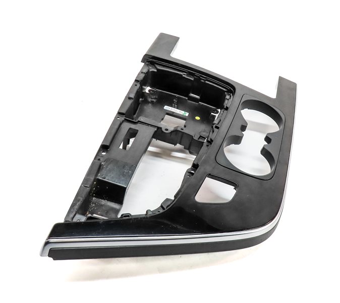 Thumbnail 1: 2017 AUDI Q7 (4M) FRONT CENTER CONSOLE CUPHOLDER SHIFTER TRIM PANEL (BLACK)
