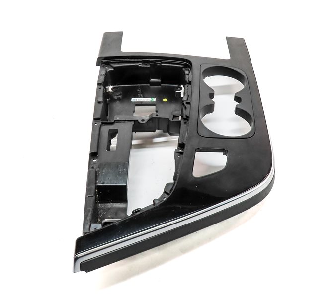 Thumbnail 2: 2017 AUDI Q7 (4M) FRONT CENTER CONSOLE CUPHOLDER SHIFTER TRIM PANEL (BLACK)
