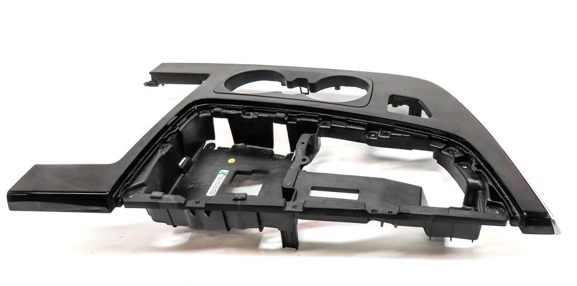 Thumbnail 3: 2017 AUDI Q7 (4M) FRONT CENTER CONSOLE CUPHOLDER SHIFTER TRIM PANEL (BLACK)