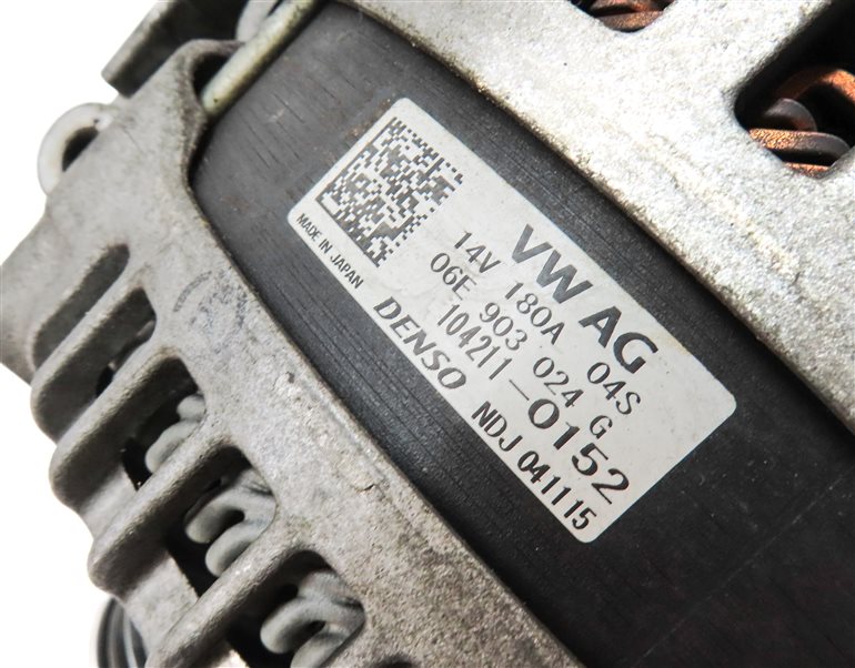 Thumbnail 6: 2017-2019 AUDI Q7 (4M) 3.0L SUPER SUPERCHARGED CREC ENGINE ALTERNATOR 180 AMP