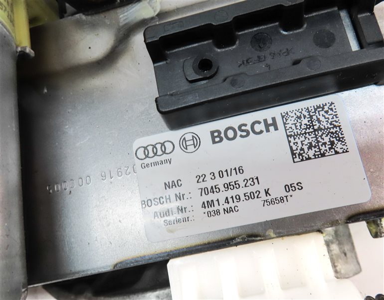 Thumbnail 8: 17-19 AUDI Q7 4M ESTEERING COLUMN w/ MOTORS (NO lane keep & NO adaptive cruise)