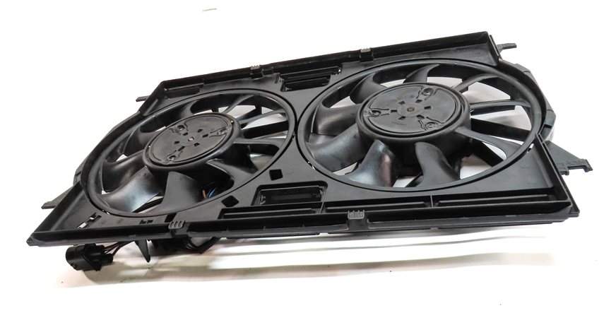 Thumbnail 2: 17-20 AUDI Q7 (4M) 3.0L SUPER RADIATOR COOLING FAN BLADE MOTOR SHROUD ASSEMBLY