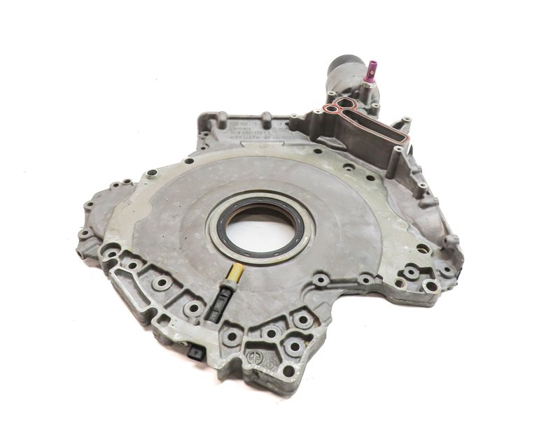 Thumbnail 5: 17-19 AUDI Q7 4M 3.0L SUPER CREC ENGINE LOWER TIMING COVER w/ OIL FILTER HOUSING
