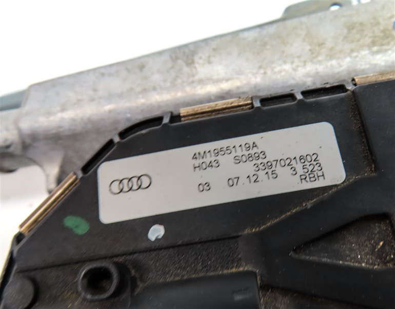 Thumbnail 9: 2017-2019 AUDI Q7 (4M) FRONT WINDSHIELD WIPER MOTOR w/ TRANSMISSION LINKAGE