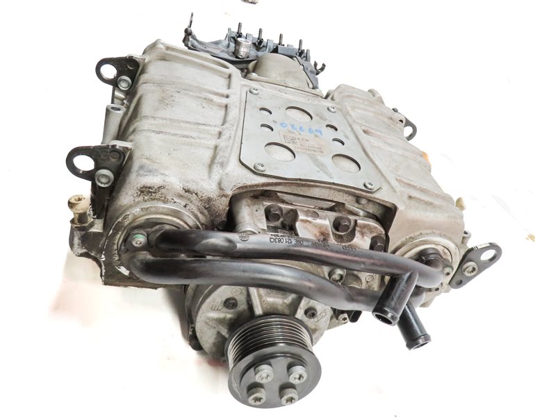 Thumbnail 2: 17-19 AUDI Q7 (4M) 3.0L SUPERCHARGED CREC ENGINE SUPERCHARGER SUPER CHARGER