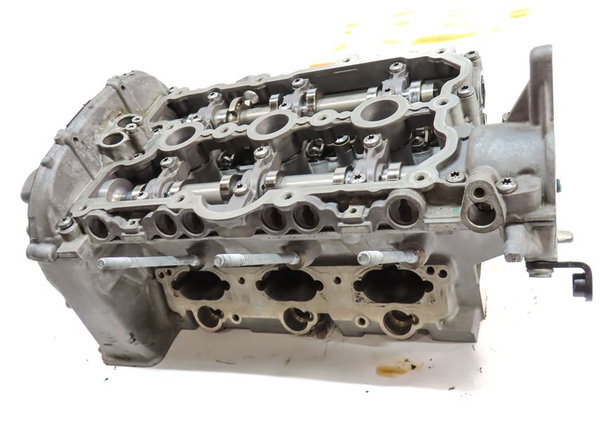 Thumbnail 4: 17-19 AUDI Q7 (4M) 3.0L SUPER LEFT DRIVER CYLINDER HEAD w/CAMSHAFTS GEARS VALVES